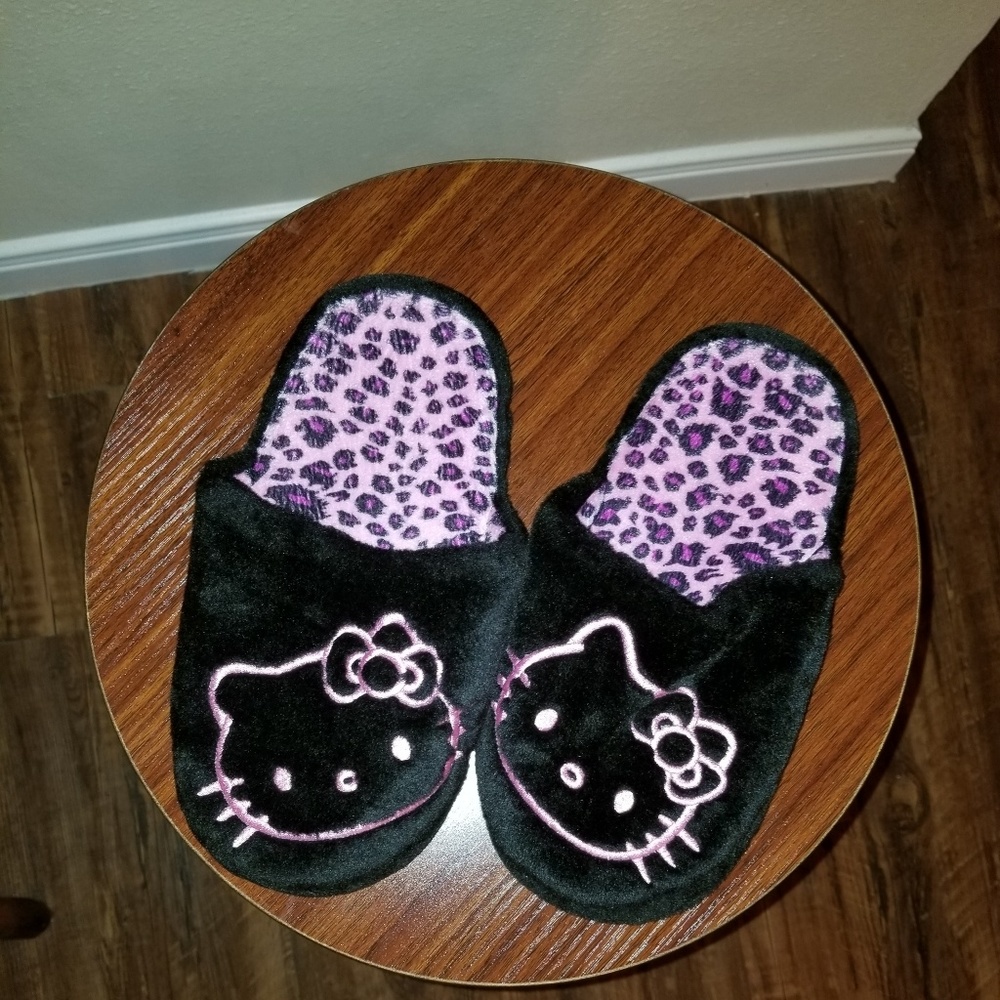Hello Kitty plush slippers